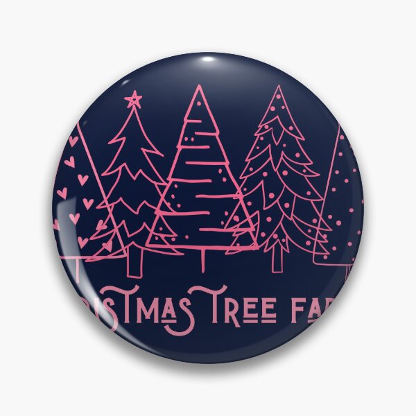 Item preview,   Pink Trees , Christmas Tree Farm, Christmas Tree Path, Cute Winter Christams Happy Holidays designed and sold by KolorellaS.