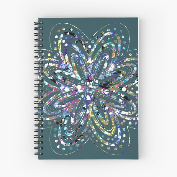 Item preview, Cosmic Confetti – Abstract Flower Burst designed and sold by astermoonleaf.