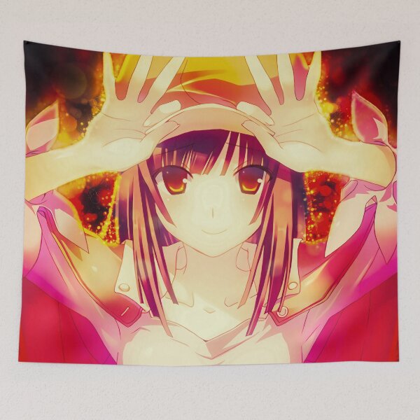 Item preview, Nadeko Sengoku Bright Innocence Under Red Light From Bakemonogatari designed and sold by thedarvills.