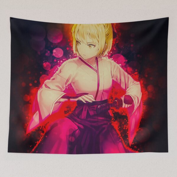 Item preview, Sakura Okita Souji Graceful Samurai Fate Grand Order Anime Spirit designed and sold by thedarvills.