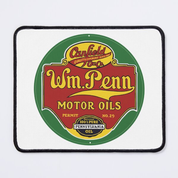 Item preview, Wm. Penn Motor Oils, Canfield Oil Co., Vintage Sign designed and sold by CharlieDesings.