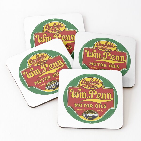 Item preview, Wm. Penn Motor Oils, Canfield Oil Co., Vintage Sign designed and sold by CharlieDesings.