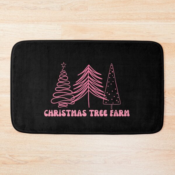 Item preview, Pink Trees , Christmas Tree Farm, Christmas Tree Path, Cute Winter Christams Happy Holidays designed and sold by KolorellaS.