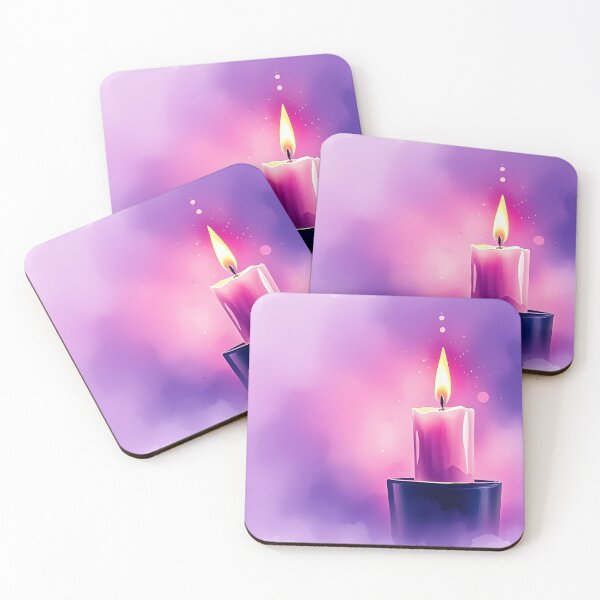 Item preview, Purple Candlelight designed and sold by CalmnessbyChoice.
