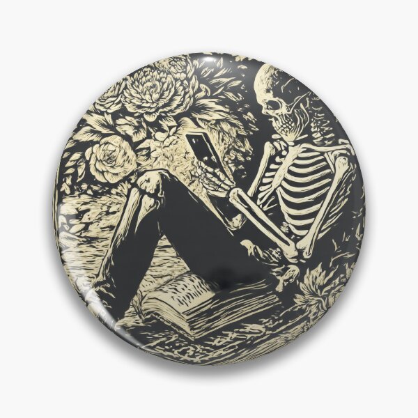 Item preview, The Doomscroller: Funny Skeleton Tarot Card Art designed and sold by DigitalArtKiosk.