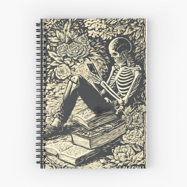 Item preview, The Doomscroller: Funny Skeleton Tarot Card Art designed and sold by DigitalArtKiosk.