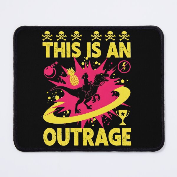 Item preview, This Is An Outrage Pineapple T-Rex Cowboy designed and sold by MotivaChic.