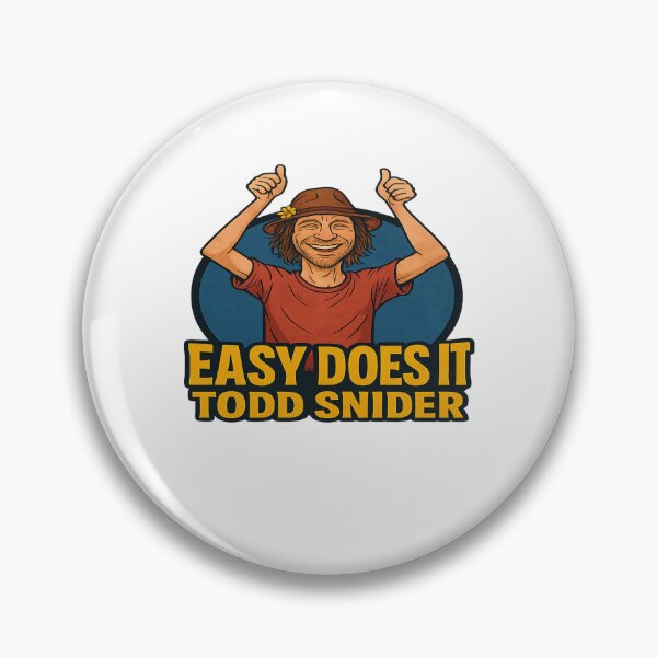 Item preview, Easy Does It – Todd Snider Sticker Art designed and sold by Gurjeetpixelart.