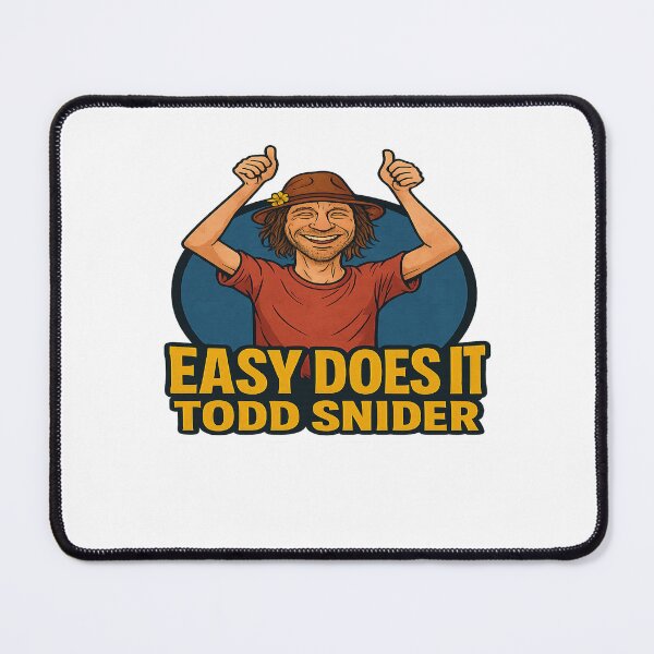 Item preview, Easy Does It – Todd Snider Sticker Art designed and sold by Gurjeetpixelart.