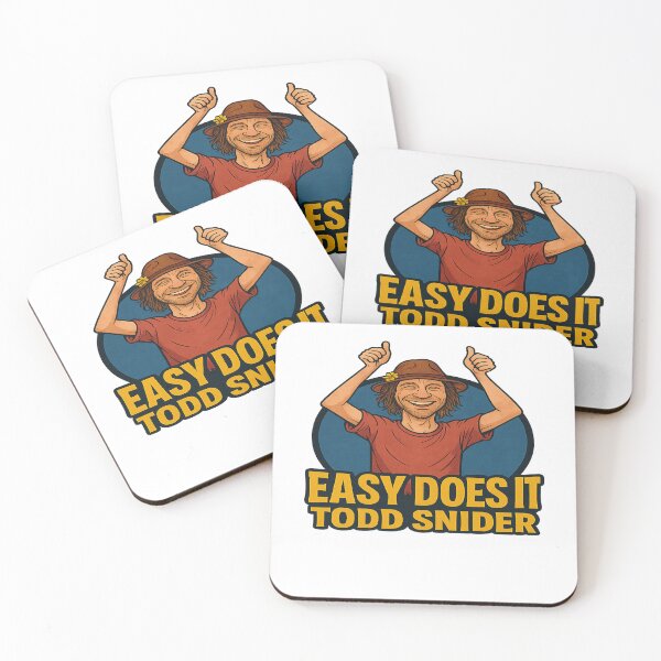 Item preview, Easy Does It – Todd Snider Sticker Art designed and sold by Gurjeetpixelart.