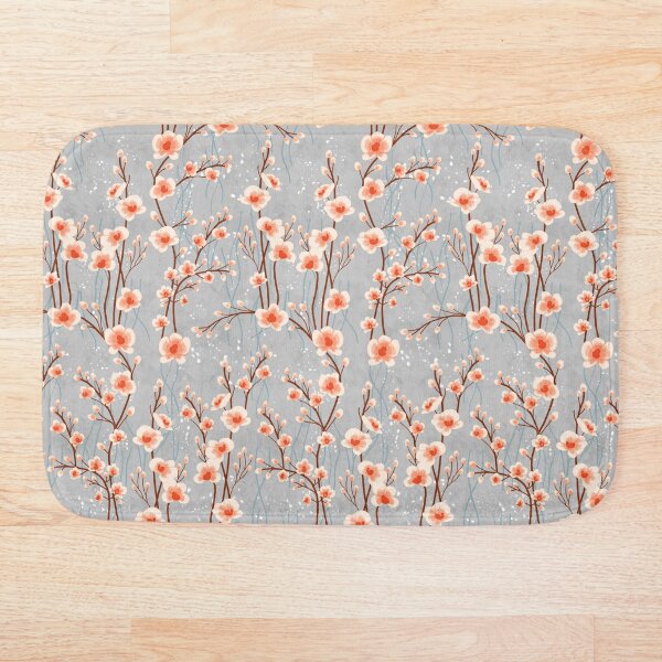 Item preview, Painted Orchids grey and orange designed and sold by pholiumsigma_design.