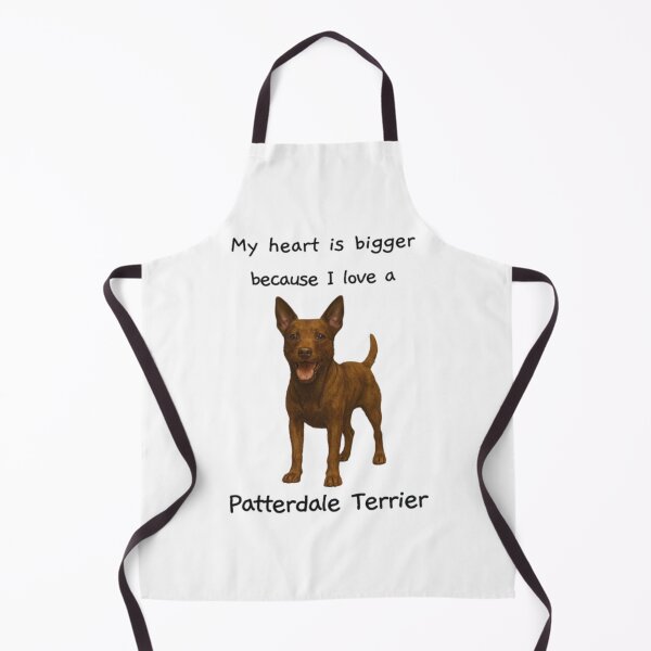 Item preview, My heart is bigger because I love a patterdale terrier brown with pointy ears designed and sold by RennlyDesigns.