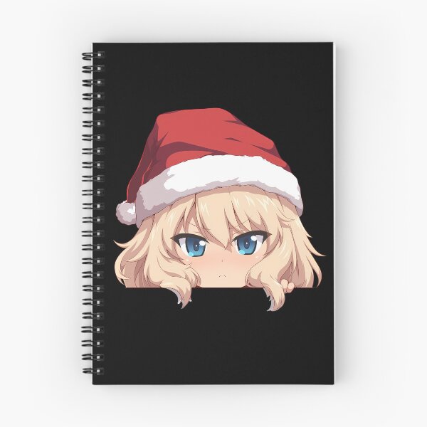 Item preview, Und Katyusha Christmas Kawaii Girls Und Panzer Chibi Anime Girl Holiday Peeker designed and sold by thedarvills.