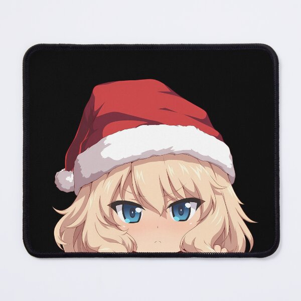 Item preview, Und Katyusha Christmas Kawaii Girls Und Panzer Chibi Anime Girl Holiday Peeker designed and sold by thedarvills.