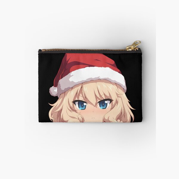 Item preview, Und Katyusha Christmas Kawaii Girls Und Panzer Chibi Anime Girl Holiday Peeker designed and sold by thedarvills.