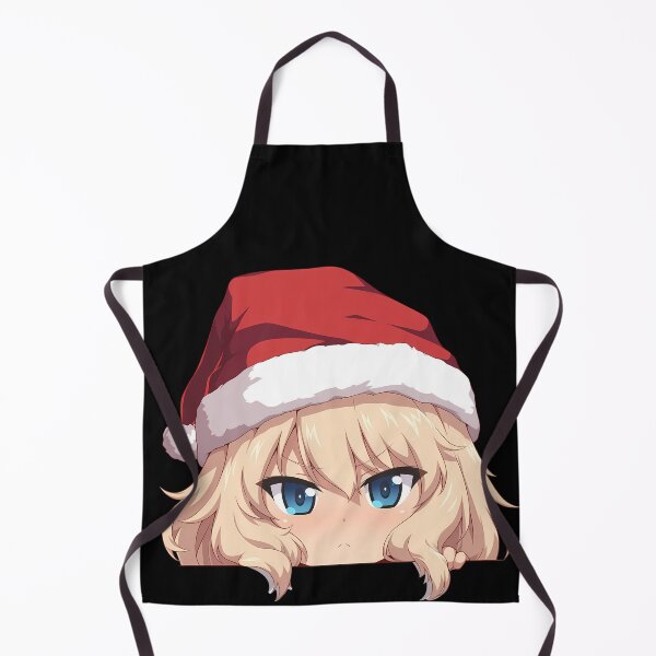 Item preview, Und Katyusha Christmas Kawaii Girls Und Panzer Chibi Anime Girl Holiday Peeker designed and sold by thedarvills.