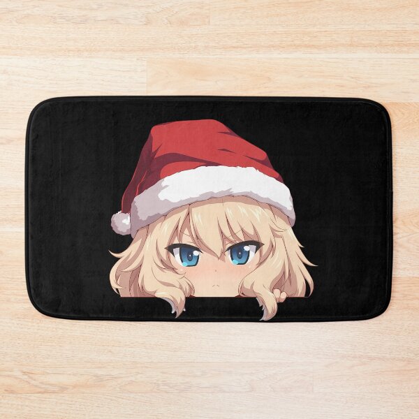 Item preview, Und Katyusha Christmas Kawaii Girls Und Panzer Chibi Anime Girl Holiday Peeker designed and sold by thedarvills.