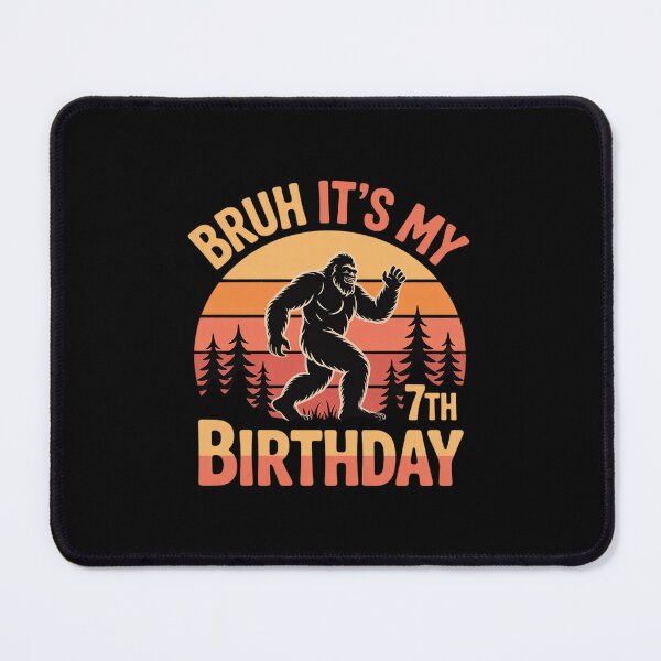 Item preview, Bruh It's My 7th Birthday Bigfoot 7 Year Old designed and sold by THagBlue.
