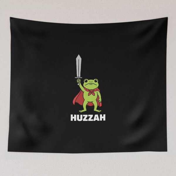 Item preview, Huzzah Frog Knight Sword Cape Victory designed and sold by MotivaChic.