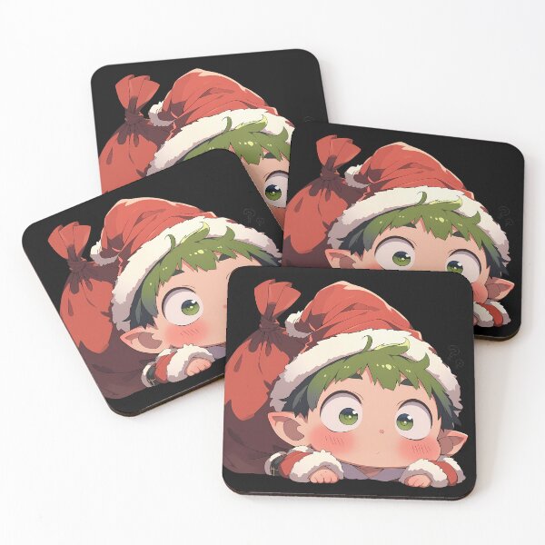 Item preview, Amaimon Blue Exorcist Chibi Kawaii Christmas Holiday Peeker Cute Santa Anime designed and sold by thedarvills.
