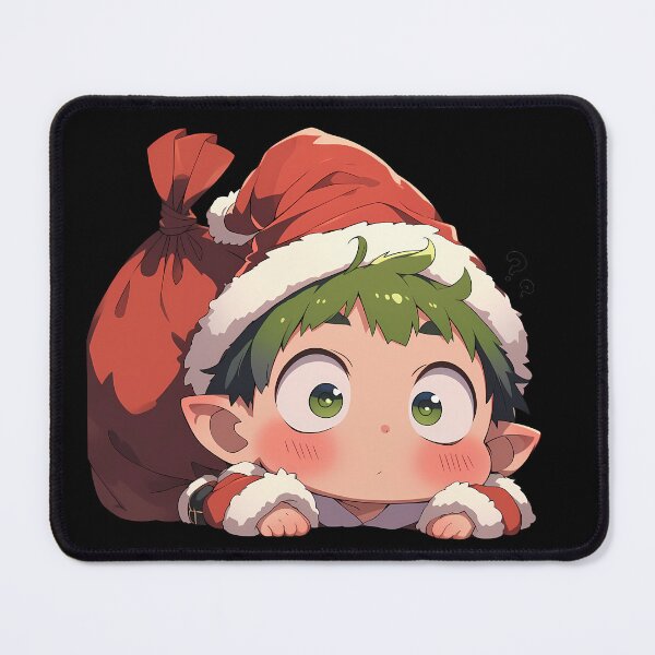 Item preview, Amaimon Blue Exorcist Chibi Kawaii Christmas Holiday Peeker Cute Santa Anime designed and sold by thedarvills.