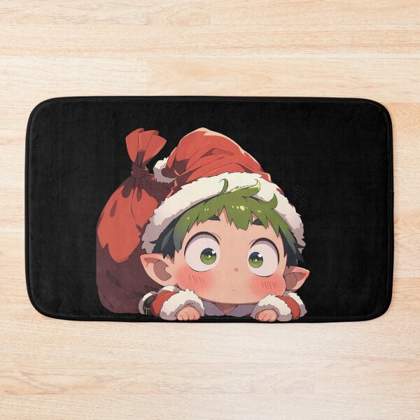 Item preview, Amaimon Blue Exorcist Chibi Kawaii Christmas Holiday Peeker Cute Santa Anime designed and sold by thedarvills.