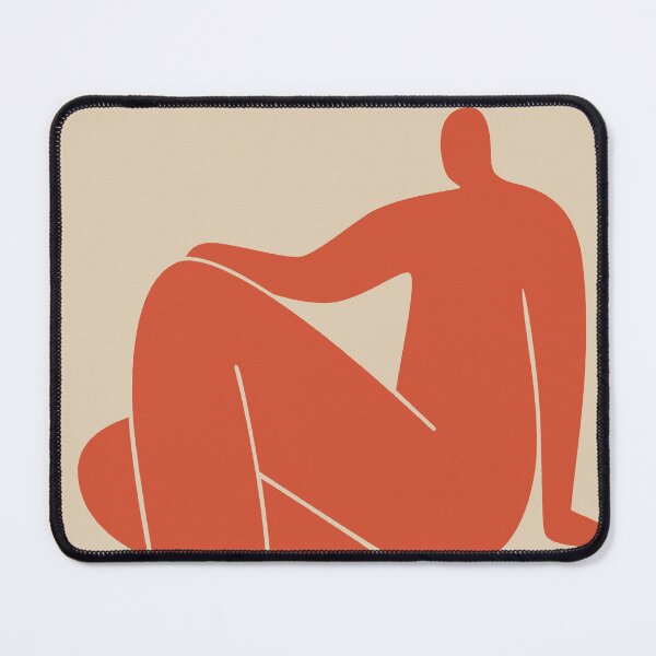 Item preview, Linear figure, clean background, minimalist red art designed and sold by ArtelPrintsUA.