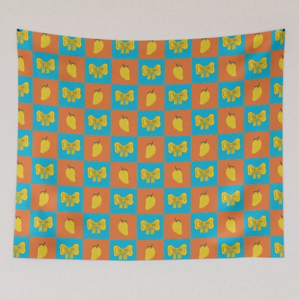 Item preview, Mango Bow Checkerboard designed and sold by rainyhst.