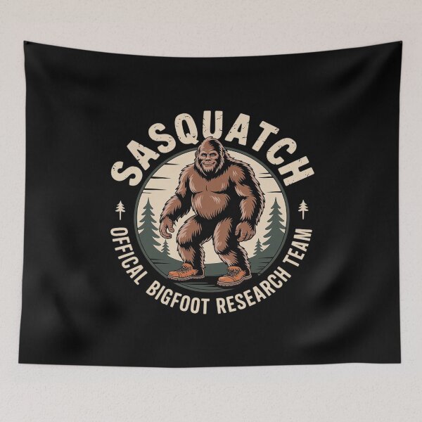 Item preview, Camping Sasquatch Research Team Bigfoot Camper Men Women Kid designed and sold by THagBlue.