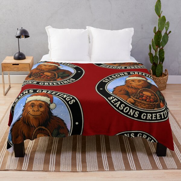 Item preview, Bigfoot Brings the Cheer - Seasons Greetings Holiday Design designed and sold by Blaze & Trail Creative.
