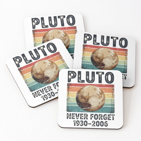 Item preview, Pluto Never Forget Cosmic Tribute designed and sold by SkeletonsDanger.