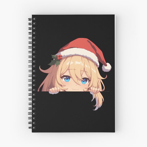 Item preview, Jean Genshin Impact Game Christmas Peeker Chibi Kawaii Holiday Anime Girl designed and sold by thedarvills.