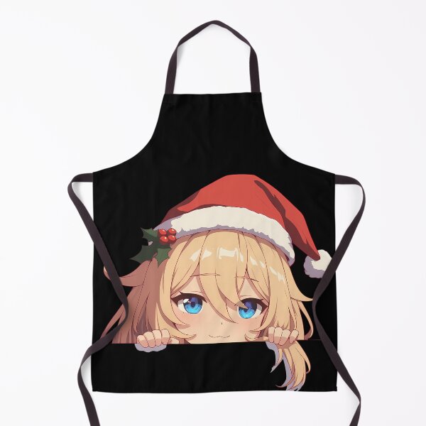 Item preview, Jean Genshin Impact Game Christmas Peeker Chibi Kawaii Holiday Anime Girl designed and sold by thedarvills.