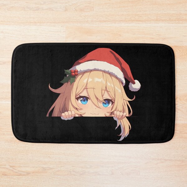 Item preview, Jean Genshin Impact Game Christmas Peeker Chibi Kawaii Holiday Anime Girl designed and sold by thedarvills.