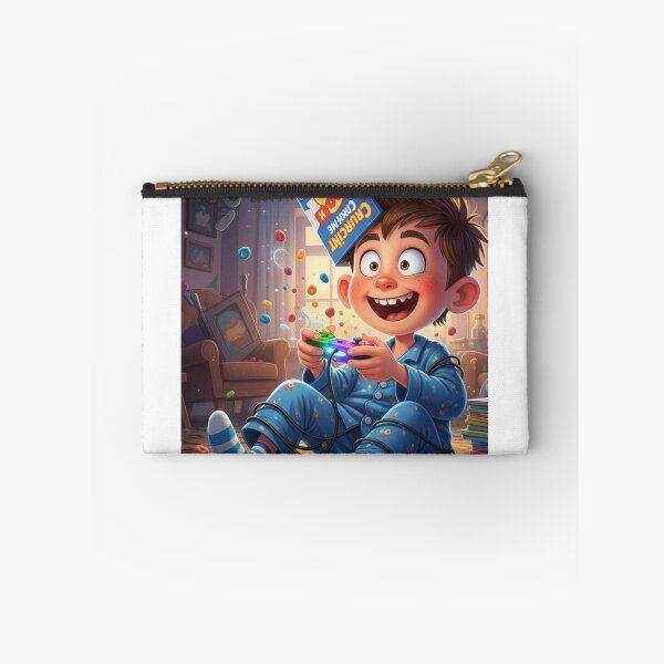 Item preview, Funny Cartoon Boy Making a Face | Silly Kids Humor Illustration designed and sold by Raju2018.