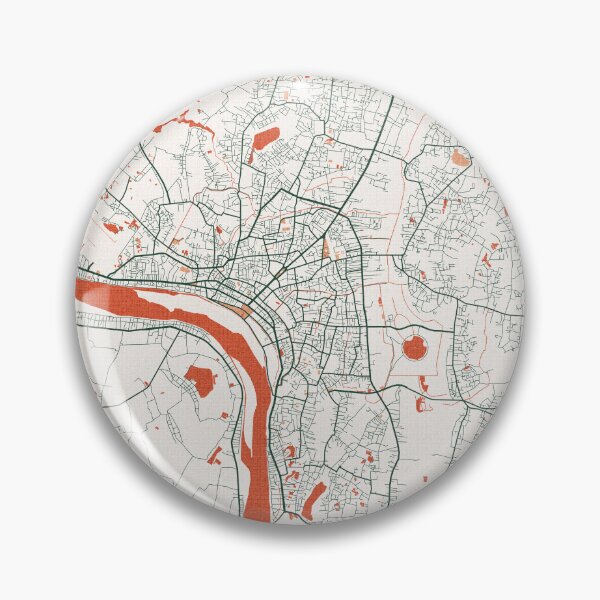 Item preview, Vientiane City Map of Laos  - Bohemian designed and sold by deMAP.