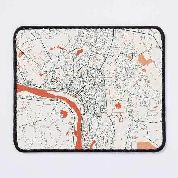 Item preview, Vientiane City Map of Laos  - Bohemian designed and sold by deMAP.