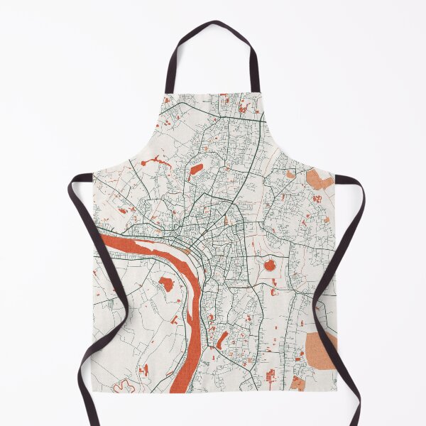 Item preview, Vientiane City Map of Laos  - Bohemian designed and sold by deMAP.