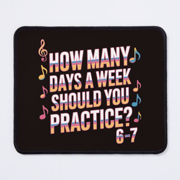 Item preview, Funny Music Teacher Design – How Many Days a Week Should You Practice designed and sold by Redgiant87x.