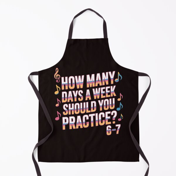 Item preview, Funny Music Teacher Design – How Many Days a Week Should You Practice designed and sold by Redgiant87x.