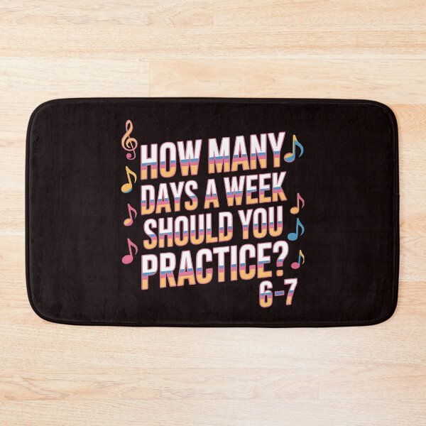 Item preview, Funny Music Teacher Design – How Many Days a Week Should You Practice designed and sold by Redgiant87x.