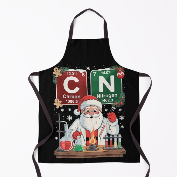 Item preview, Science Santa Chemist Lab Experiment Carbon Nitrogen Christmas Gift designed and sold by LizzyKeiko.