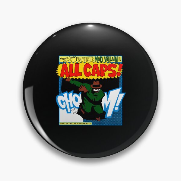 Item preview, Mf Doom All Caps  designed and sold by diablo1368.