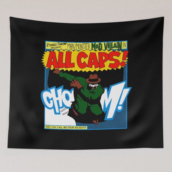 Item preview, Mf Doom All Caps  designed and sold by diablo1368.