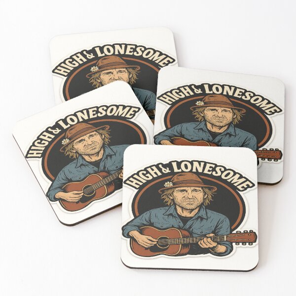 Item preview, High & Lonesome – Todd Snider Dark Folk Sticker designed and sold by Gurjeetpixelart.