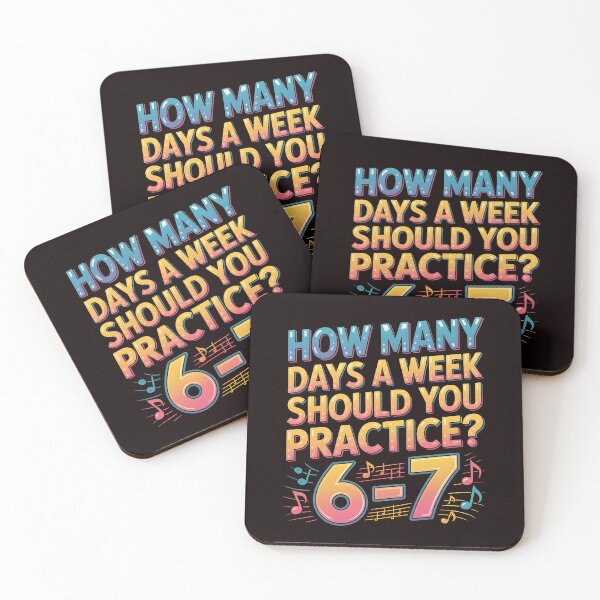 Item preview, Musician Practice Joke – How Many Days a Week Should You Practice designed and sold by Redgiant87x.