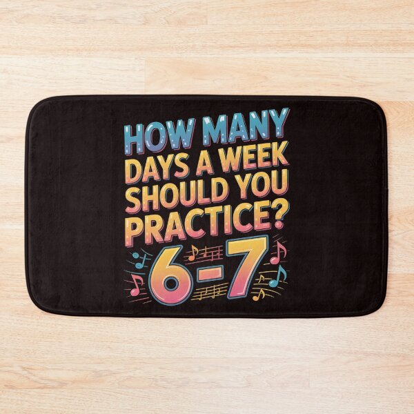 Item preview, Musician Practice Joke – How Many Days a Week Should You Practice designed and sold by Redgiant87x.