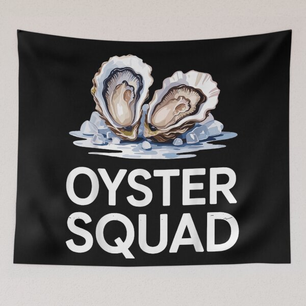 Item preview, Oyster Squad Raw Shellfish Seafood Lover Foodie Summer Art designed and sold by LizzyKeiko.
