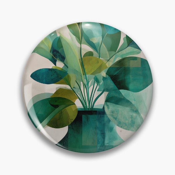 Item preview, Geometric Greenery in a Vase designed and sold by lautir.
