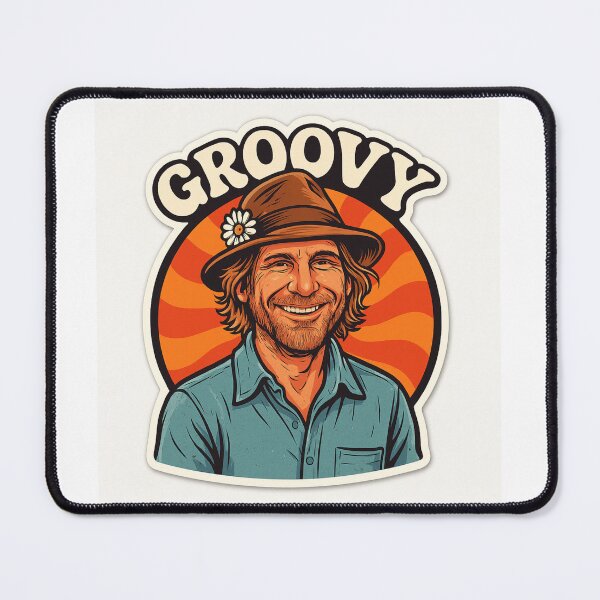 Item preview, Groovy Psychedelic Todd Snider Sticker – Orange Swirl Edition designed and sold by Gurjeetpixelart.